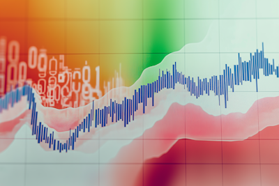 Investment strategy and portfolio growth visualization
