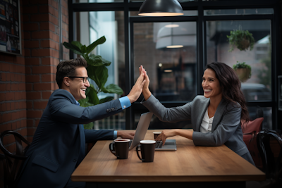 Wealth management success story visualization